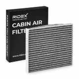 RIDEX 424I0740 Innenraumfilter Pollenfilter Aktivkohlefilter Höhe: 19 Breite:
