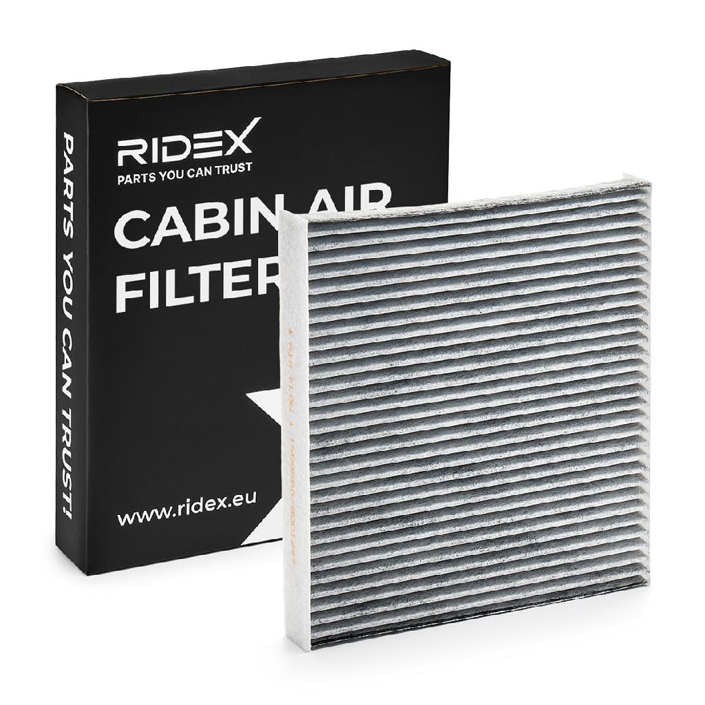 RIDEX 424I0215 Innenraumfilter Pollenfilter Aktivkohlefilter Höhe: 29 Breite:
