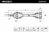 RIDEX Antriebswelle Achswelle Vorderachse/Vorne links für VW 191407271LX Bild RIDEX Antriebswelle Achswelle Vorderachse/Vorne links für VW 191407271LX