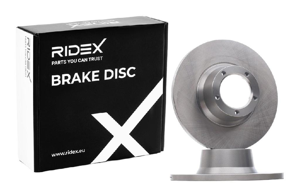 RIDEX 82B1118 2x Bremsscheiben Vorne Ø270mm voll für FORD TRANSIT Kasten