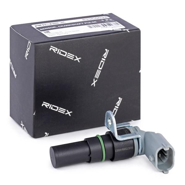 RIDEX Kurbelwellensensor 833C0028 Anzahl der Steckkontakte: 2 für OPEL Meriva A