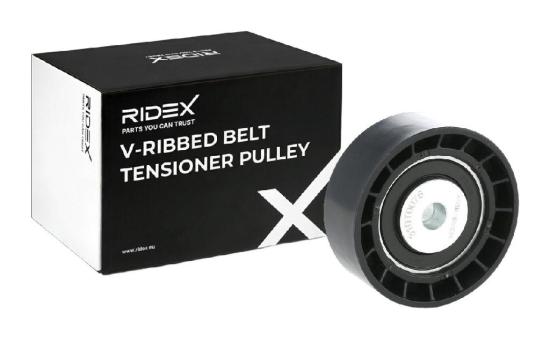 RIDEX 310T0078 Spannrolle Keilrippenriemen für RENAULT Clio 1II Schrägheck Bild RIDEX 310T0078 Spannrolle Keilrippenriemen für RENAULT Clio 1II Schrägheck