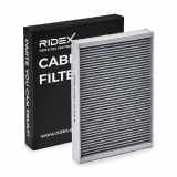 RIDEX 424I0625 Innenraumfilter Pollenfilter Aktivkohlefilter Höhe: 31 Breite: