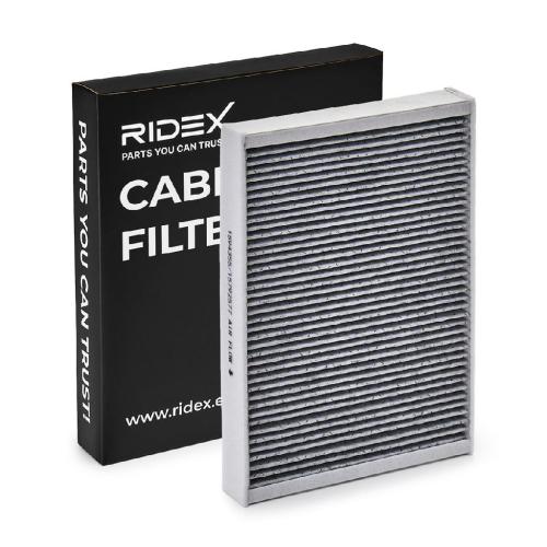 RIDEX 424I0625 Innenraumfilter Pollenfilter Aktivkohlefilter Höhe: 31 Breite: Bild RIDEX 424I0625 Innenraumfilter Pollenfilter Aktivkohlefilter Höhe: 31 Breite:
