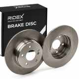 RIDEX 82B0388 2x Bremsscheiben Hinten Ø289,7mm voll 71739568 52015291