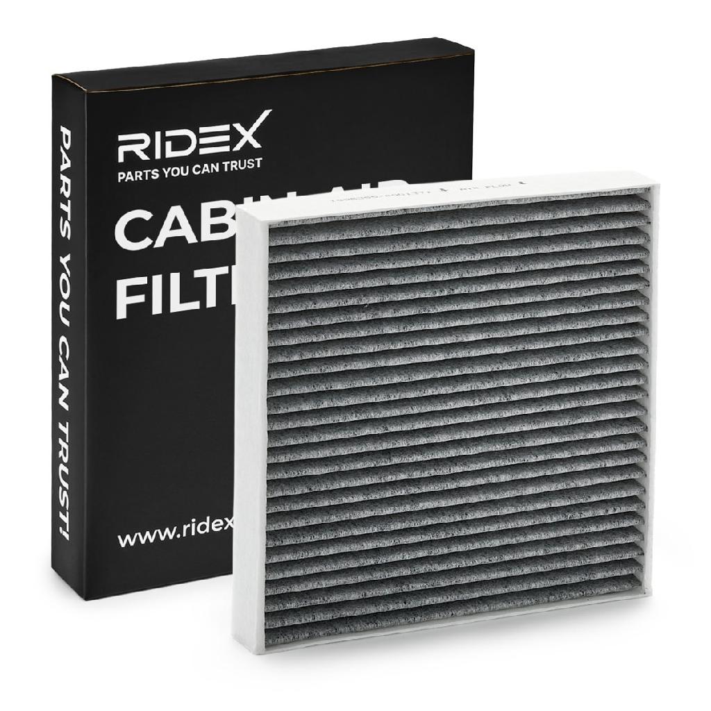 RIDEX 424I0081 Innenraumfilter Pollenfilter Aktivkohlefilter Höhe: 30 Breite: