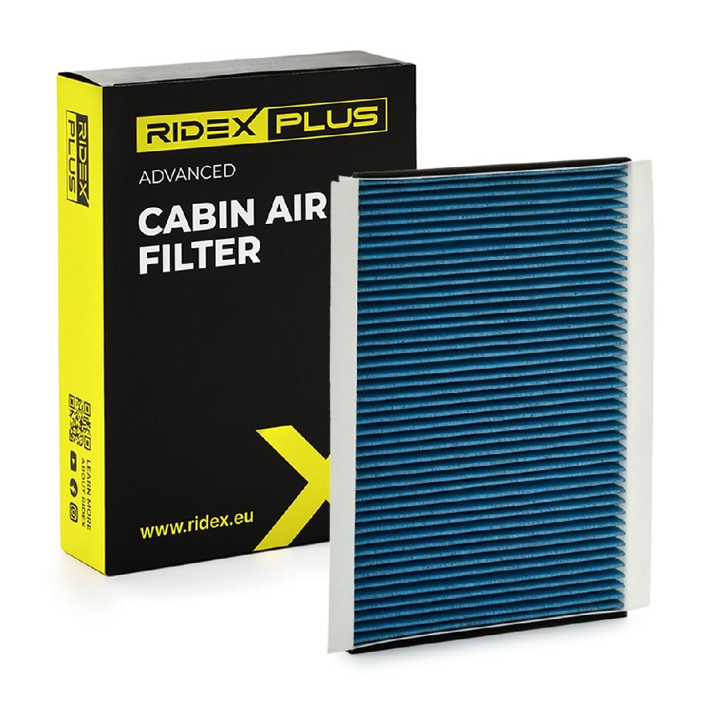 RIDEX PLUS 424I0106P Innenraumfilter Pollenfilter Aktivkohlefilter Höhe: 35