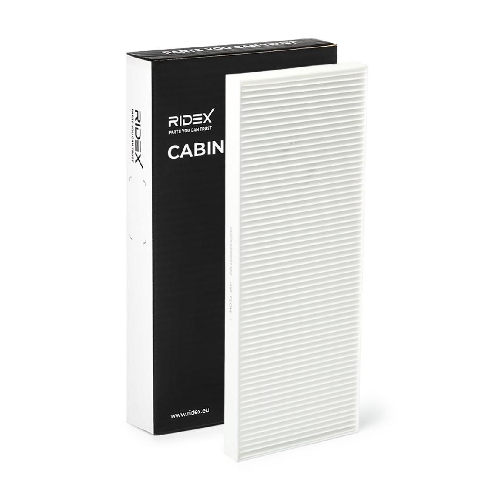 RIDEX 424I0008 Innenraumfilter Pollenfilter Höhe: 28 Breite: 147,5 Länge: 387