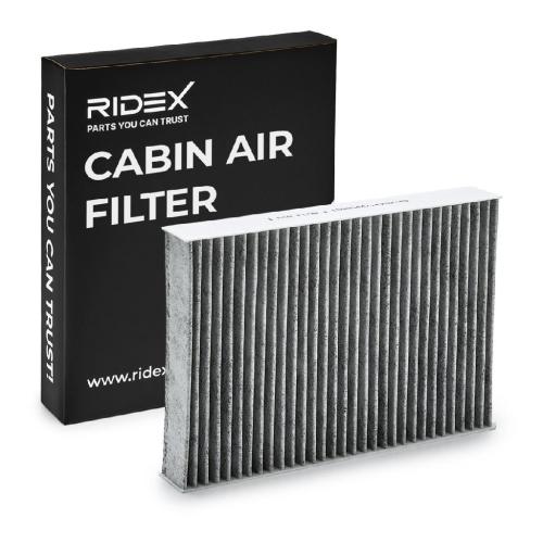 RIDEX 424I0477 Innenraumfilter Pollenfilter Aktivkohlefilter Höhe: 35 Breite: Bild RIDEX 424I0477 Innenraumfilter Pollenfilter Aktivkohlefilter Höhe: 35 Breite: