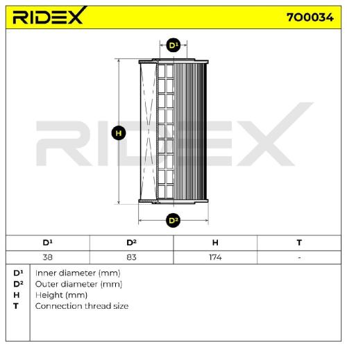 RIDEX Ölfilter Auto Motorölfilter Filtereinsatz mit Dichtungen 7O0034 für OPEL Bild RIDEX Ölfilter Auto Motorölfilter Filtereinsatz mit Dichtungen 7O0034 für OPEL