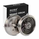RIDEX 123B0049 2x Bremstrommeln Set Hinten AußenØ245mm AußenØ220mm