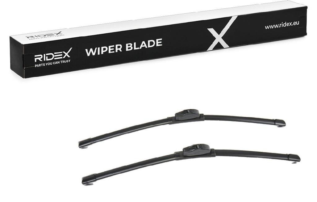 RIDEX Scheibenwischer Satz Wischerblätter Satz mit Spoiler Vorne Länge 1: 500mm