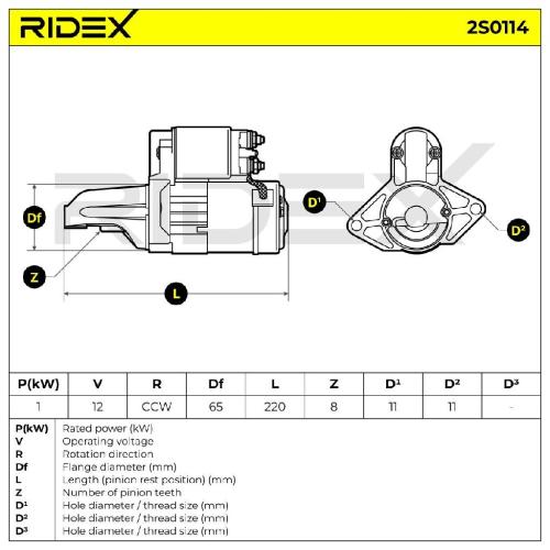 RIDEX Motor Starter/Anlasser 1kW 1,0kW für SUBARU FORESTER (SH) FORESTER (SG) Bild RIDEX Motor Starter/Anlasser 1kW 1,0kW für SUBARU FORESTER (SH) FORESTER (SG)
