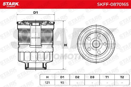 STARK SKFF-0870165 Kraftstofffilter Screw-on Filter mit Dichtring für MITSUBISHI Bild STARK SKFF-0870165 Kraftstofffilter Screw-on Filter mit Dichtring für MITSUBISHI