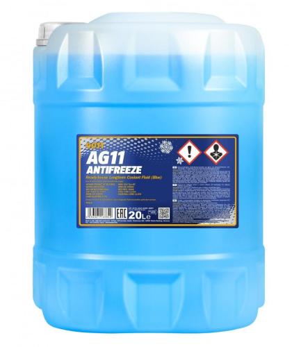 MANNOL Kühlmittel Kühlflüssigkeit G11 Blau Fertigmischung 20L Kühlerfrostschutz Bild MANNOL Kühlmittel Kühlflüssigkeit G11 Blau Fertigmischung 20L Kühlerfrostschutz