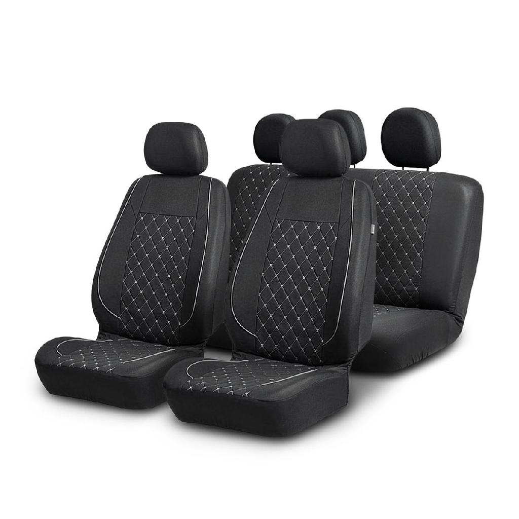 RIDEX 4773A0002 PKW Sitzschonbezug Vorne und Hinten Satz Polyester Schwarz