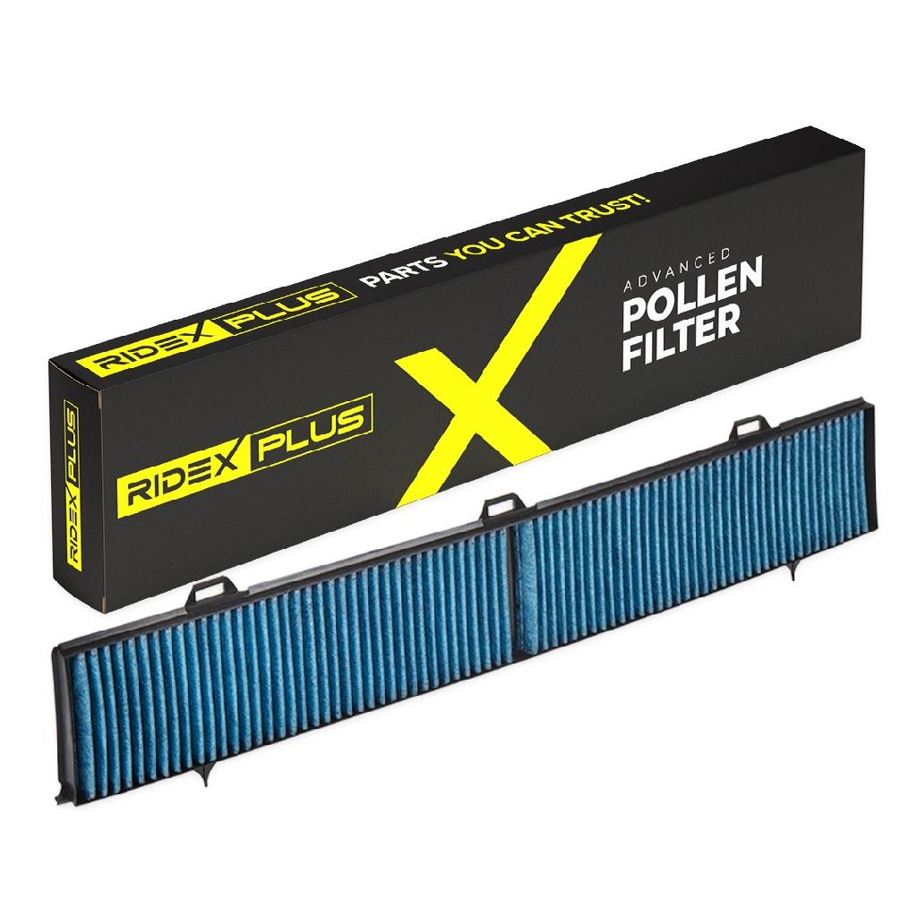 RIDEX PLUS 424I0485P Innenraumfilter Pollenfilter Aktivkohlefilter Höhe: 31