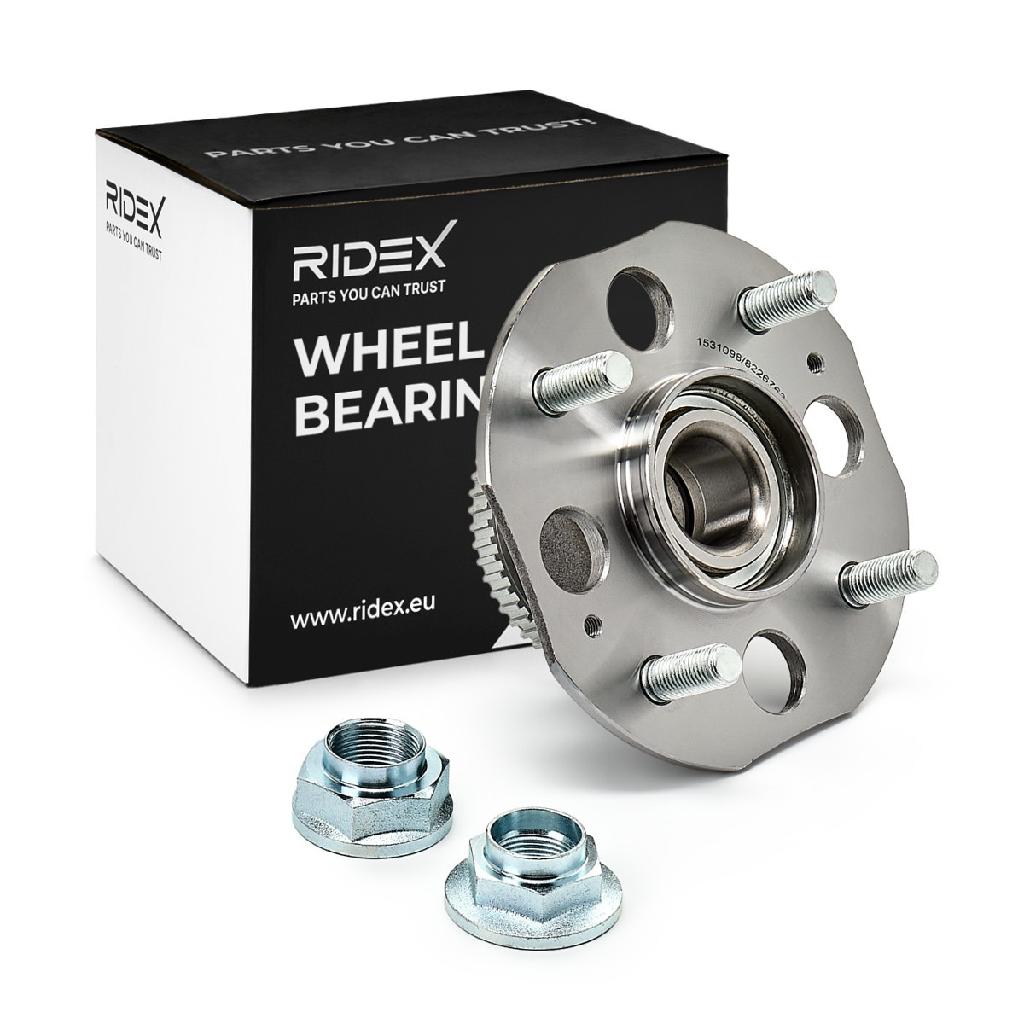 RIDEX 654W0363 Radlagersatz pro 1 Rad Hinten für HONDA Accord VI Limousine