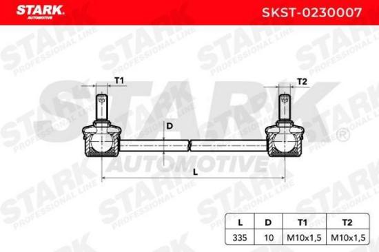 STARK 1x Koppelstange Stabilisator Vorne passend für PEUGEOT 206 Schrägheck 207 Bild STARK 1x Koppelstange Stabilisator Vorne passend für PEUGEOT 206 Schrägheck 207