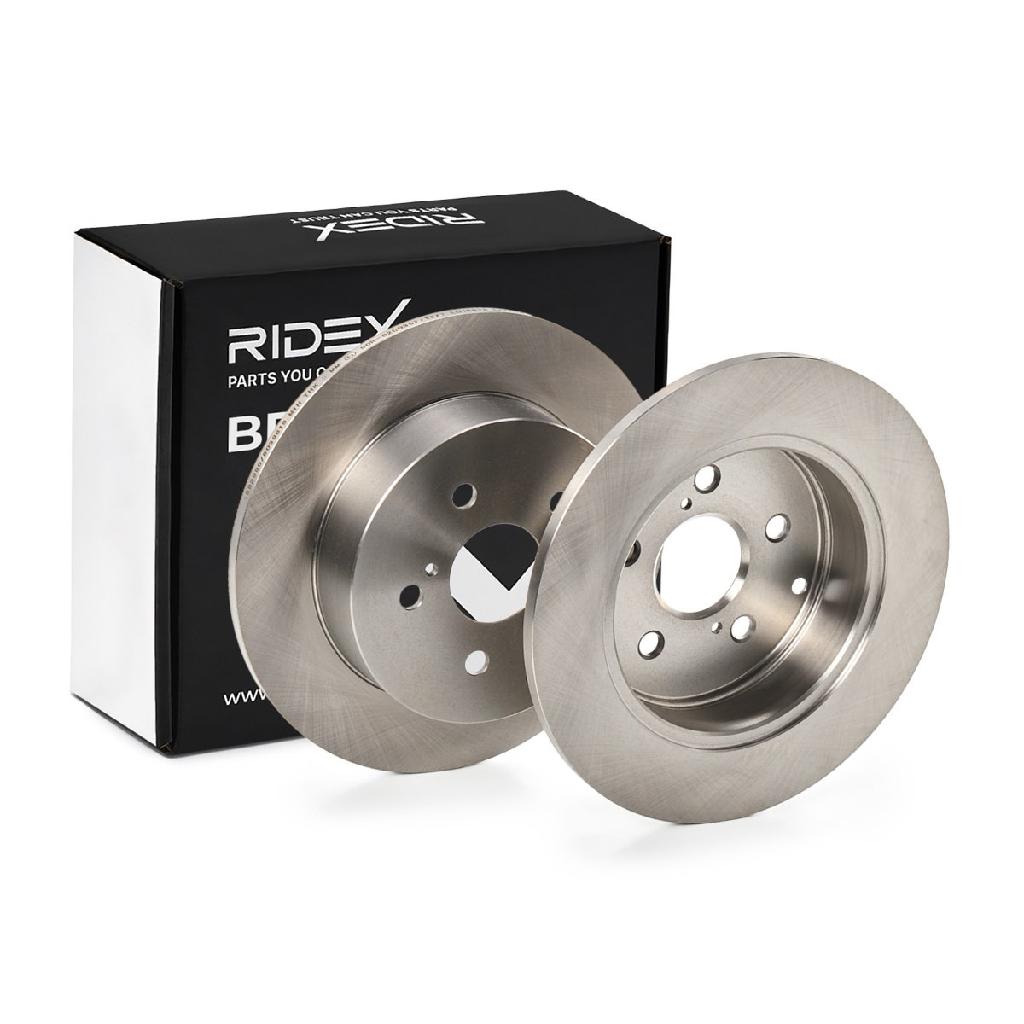 RIDEX 82B0939 1x Bremsscheibe Hinten Ø297mm voll für TOYOTA Verso (R2)