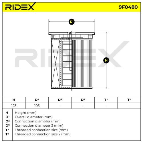 RIDEX 9F0480 Kraftstofffilter Filter Cartridge für AUDI Q7 (4MB) 4M0127434B Bild RIDEX 9F0480 Kraftstofffilter Filter Cartridge für AUDI Q7 (4MB) 4M0127434B