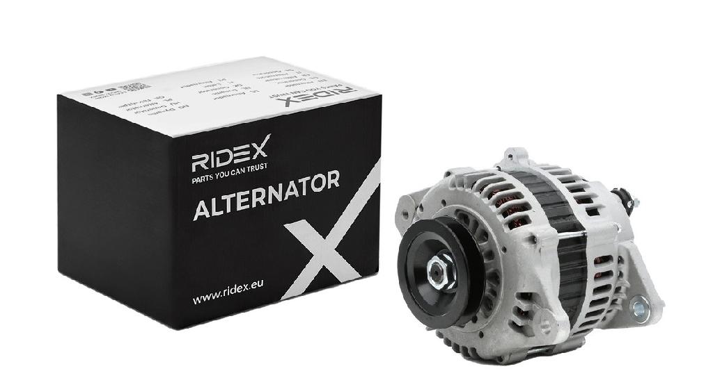 RIDEX 4G0779 Lichtmaschine 90A 12V Drehrichtung im Uhrzeigersinn mit für NISSAN