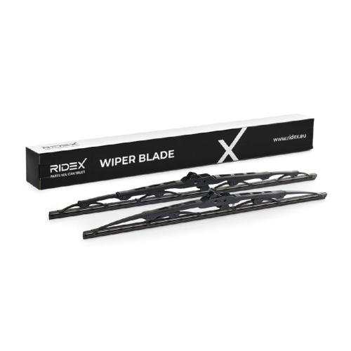 2x RIDEX Scheibenwischer Satz Wischerblätter Satz ohne Spoiler Vorne Länge 1: Bild 2x RIDEX Scheibenwischer Satz Wischerblätter Satz ohne Spoiler Vorne Länge 1: