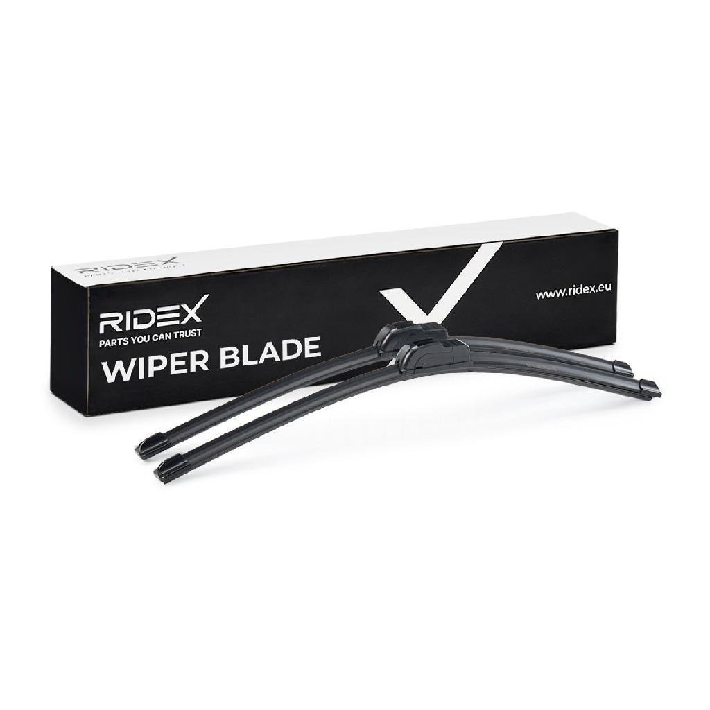 RIDEX Scheibenwischer Satz Wischerblätter Satz Vorne Länge 1: 530mm Länge 2: