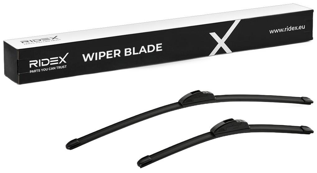 2x RIDEX Scheibenwischer Satz Wischerblätter Satz Vorne Länge 1: 600mm Länge 2: