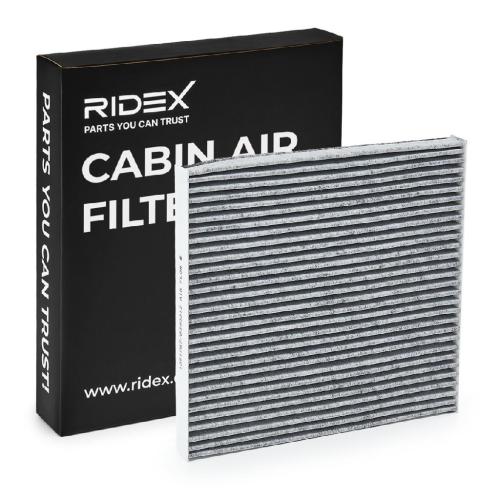 RIDEX 424I0375 Innenraumfilter Pollenfilter Aktivkohlefilter Höhe: 25 Breite: Bild RIDEX 424I0375 Innenraumfilter Pollenfilter Aktivkohlefilter Höhe: 25 Breite: