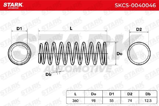 STARK SKCS-0040046 2x Federn Fahrwerksfedern Vorne für HONDA CR-V I (RD) Bild STARK SKCS-0040046 2x Federn Fahrwerksfedern Vorne für HONDA CR-V I (RD)