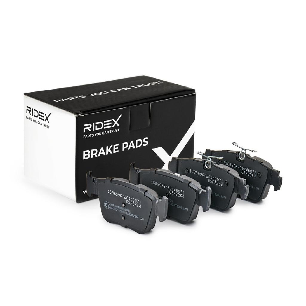 RIDEX Bremsbelagsatz Bremsbeläge Hinten für VW Golf 5III Schrägheck (CD1)