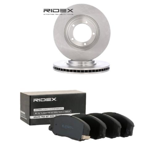 RIDEX Bremsenset Vorne Belüftet Ø274mm - Bremsscheiben und Beläge für HYUNDAI Bild RIDEX Bremsenset Vorne Belüftet Ø274mm - Bremsscheiben und Beläge für HYUNDAI