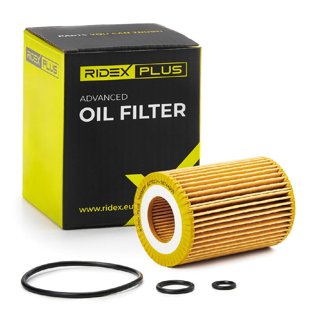 RIDEX PLUS Ölfilter Motorölfilter Filtereinsatz 7O0087P für HONDA CR-V III (RE)