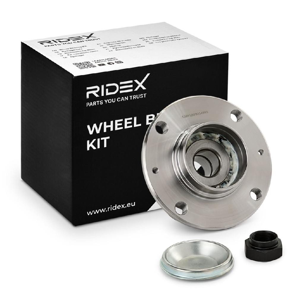 RIDEX 654W0492 Radlagersatz pro 1 Rad Hinten passend für PEUGEOT 206 Schrägheck