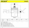 RIDEX 9F0055 Kraftstofffilter Line Filter passend f&uuml;r MERCEDES-BENZ 0024770301