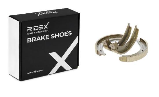 RIDEX Bremsbacken Satz für Trommelbremse Hinten passend für MERCEDES-BENZ Bild RIDEX Bremsbacken Satz für Trommelbremse Hinten passend für MERCEDES-BENZ