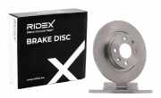 RIDEX 82B0078 2x Bremsscheiben Vorne Ø258,7mm voll für RENAULT Twingo 1I
