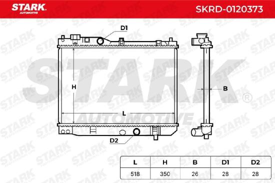 STARK SKRD-0120373 Motorkühler / Wasserkühler für MINI Countryman (R60) für Bild STARK SKRD-0120373 Motorkühler / Wasserkühler für MINI Countryman (R60) für
