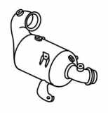VEGAZ Rußpartikelfilter DPF Euro 6 Abgasanlage Diesel RPF-002 für DACIA