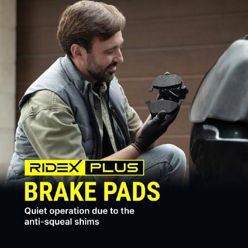 RIDEX PLUS Bremsbelagsatz Bremsbeläge Vorne für FORD FOCUS III Turnier Kuga Mk2 Bild RIDEX PLUS Bremsbelagsatz Bremsbeläge Vorne für FORD FOCUS III Turnier Kuga Mk2