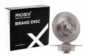 RIDEX 82B0540 2x Bremsscheiben Hinten Ø260,2mm voll für RENAULT 432001539R
