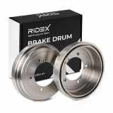 RIDEX 123B0116 2x Bremstrommeln Set Hinten InnenØ220mm AußenØ262mm