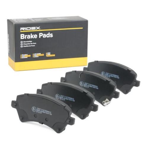 RIDEX Bremsbelagsatz Bremsbeläge Vorne für TOYOTA COROLLA Verso (ZER, ZZE12, R1) Bild RIDEX Bremsbelagsatz Bremsbeläge Vorne für TOYOTA COROLLA Verso (ZER, ZZE12, R1)