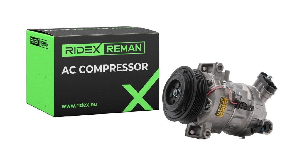 RIDEX REMAN A/C Kompressor für Klimaanlage Klimakompressor Kältemittel: R134a