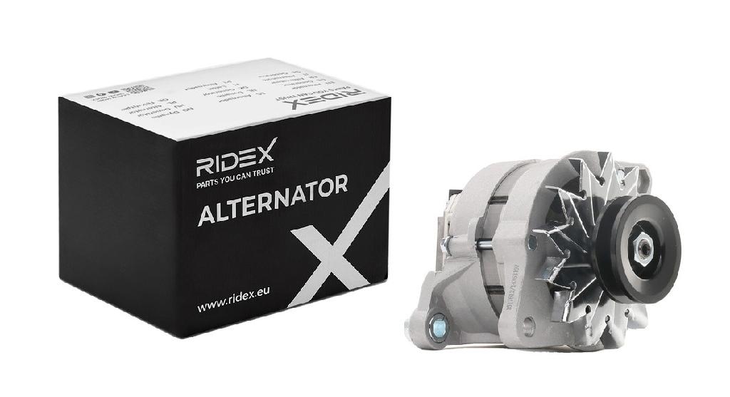 RIDEX 4G0373 Lichtmaschine 55A 14V Drehrichtung im Uhrzeigersinn mit für FIAT