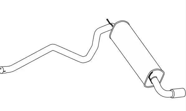 VEGAZ Endschalldämpfer für BMW 1 Schrägheck (F20)