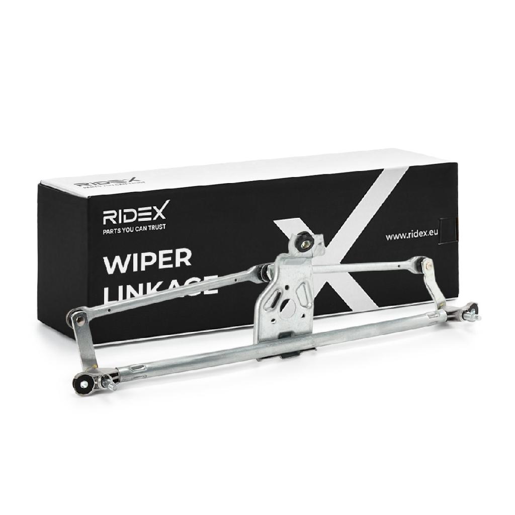 RIDEX Wischergestänge 12V Vorne Gestänge Scheibenwischer ohne Elektromotor