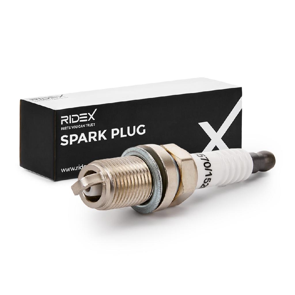 RIDEX 686S0098 Zündkerze Iridium Spanner Size: 16 mm Gewindelänge: 19,0 für BMW