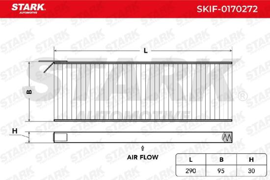 STARK SKIF-0170272 Innenraumfilter Pollenfilter Höhe: 30 Breite: 96 Länge: 330 Bild STARK SKIF-0170272 Innenraumfilter Pollenfilter Höhe: 30 Breite: 96 Länge: 330